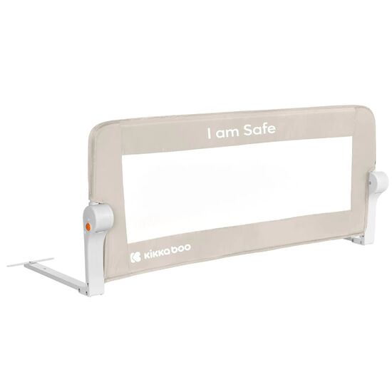 Bariera protectie pat Kikkaboo I am safe, 102cm, Beige, 2 image