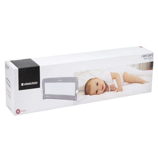 Bariera protectie pat Kikkaboo I am safe, 102cm, Beige, 6 image
