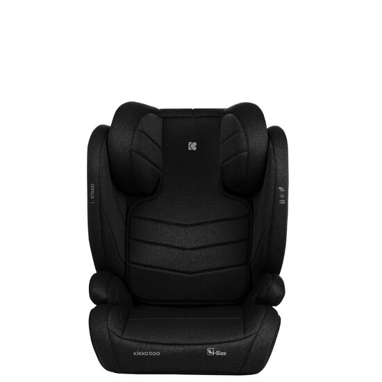 Scaun auto KIKKABOO, 15-36kg (i-Size 100-150cm) Isofix i-Stand, Black, 2 image