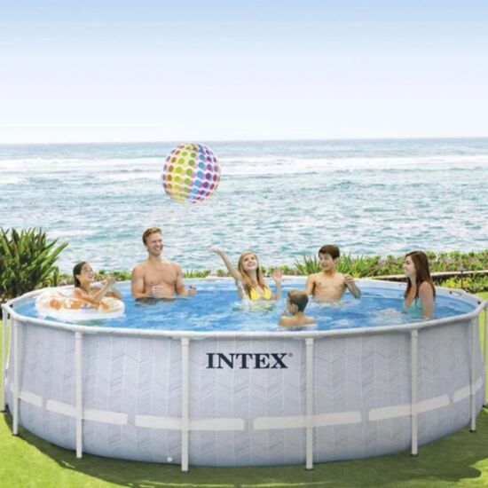 Piscina INTEX Chevron, Prism frame, Premium pool, 488 x 122 cm, 2 image