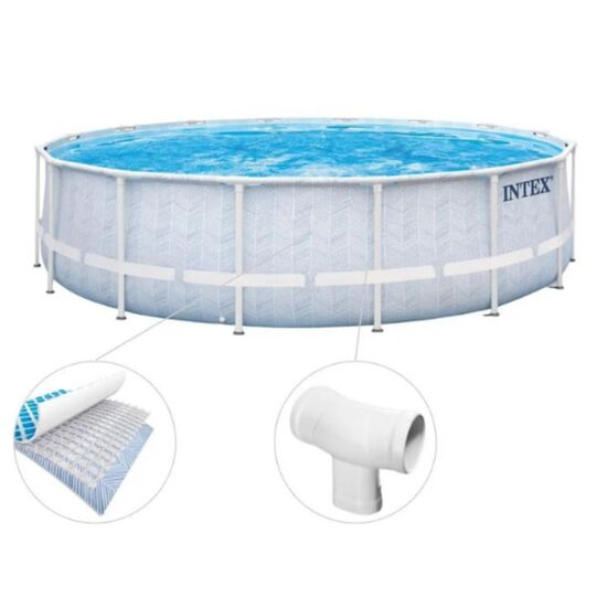 Piscina INTEX Chevron, Prism frame, Premium pool, 488 x 122 cm, 3 image