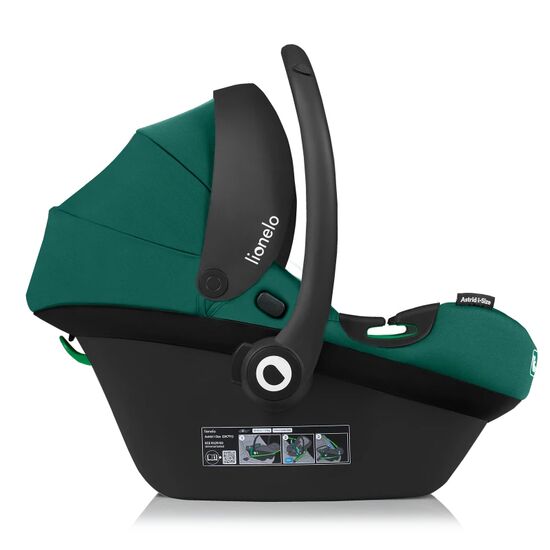 Scoica auto LIONELO, 0-13 kg, Astrid I-Size, Green Forest, 4 image