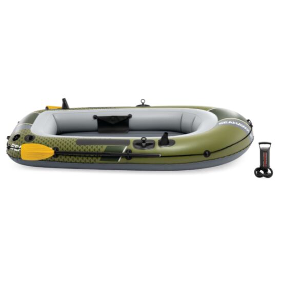 Barcă gonflabilă INTEX “Seahawk 2”, cu vâsle și pompă, 236x114x41 cm, până la 240 kg, 4 image