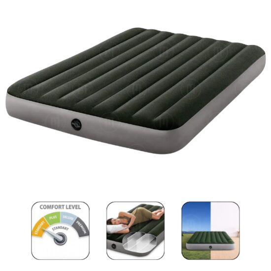 Saltea INTEX VELUR DOWNY, 152x203x25 cm