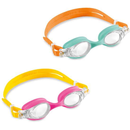 Set ochelari de înot pentru copii INTEX, 3-8 ani, 2 perechi în 1 pachet