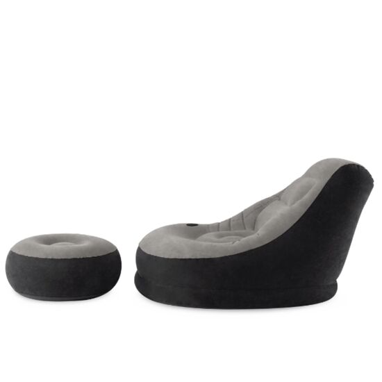Fotoliu gonflabil cu puf INTEX VELUR ULTRA LOUNGE, 102x137x79 cm/64x28 cm, 2 image