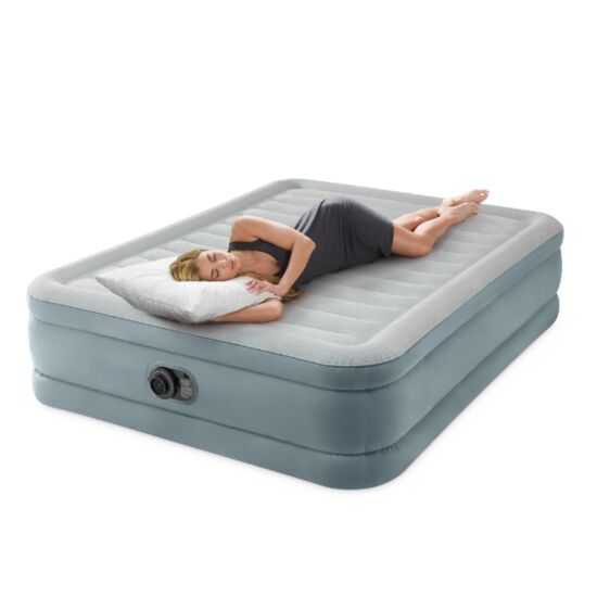 Надувная кровать INTEX "Velur Queen Premium Comfort", 152х203х46 см, встроенный насос 220В, до 272 кг, изображение 5