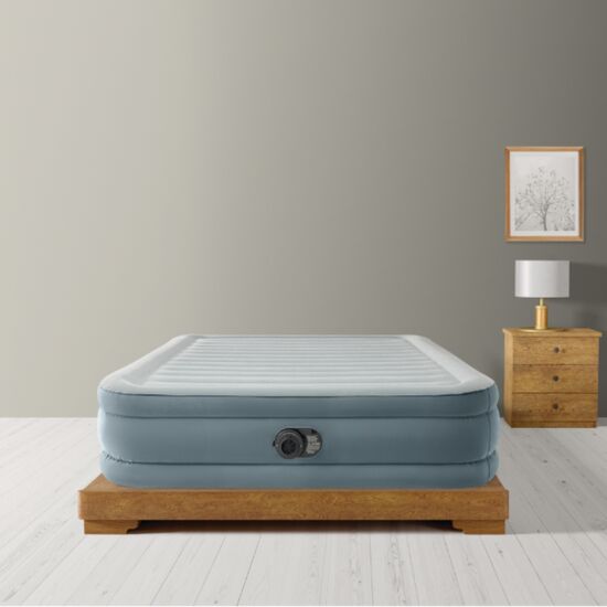 Надувная кровать INTEX "Velur Queen Premium Comfort", 152х203х46 см, встроенный насос 220В, до 272 кг, изображение 6