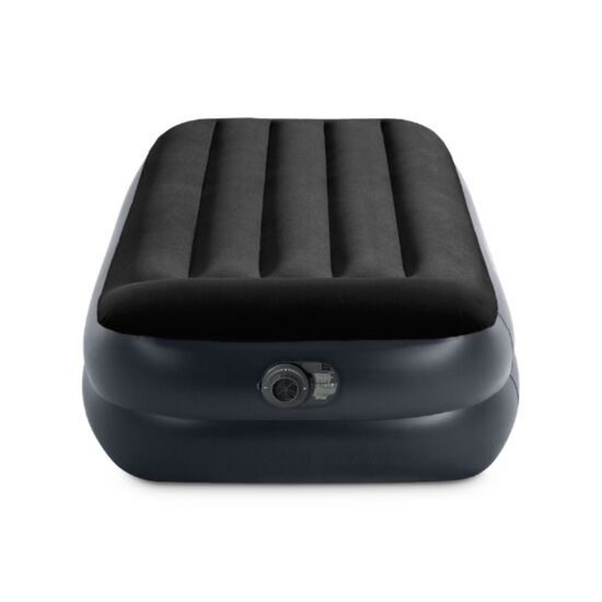 Saltea gonflabilă INTEX “Velur Classic”, cu tăblie, pompă încorporată 220V, 99x191x42 cm, până la 136 kg, 3 image