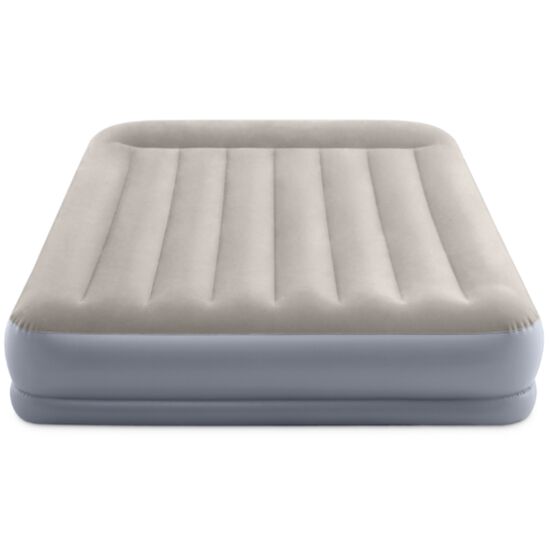 Надувной матрас INTEX “Velur MID-Rise Air”, с подголовником и встроенным насосом 220В, 152x203x30 см, до 272 кг, изображение 2