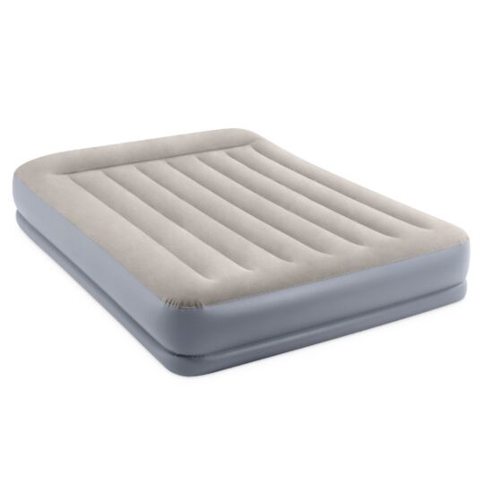 Надувной матрас INTEX “Velur MID-Rise Air”, с подголовником и встроенным насосом 220В, 152x203x30 см, до 272 кг, изображение 4