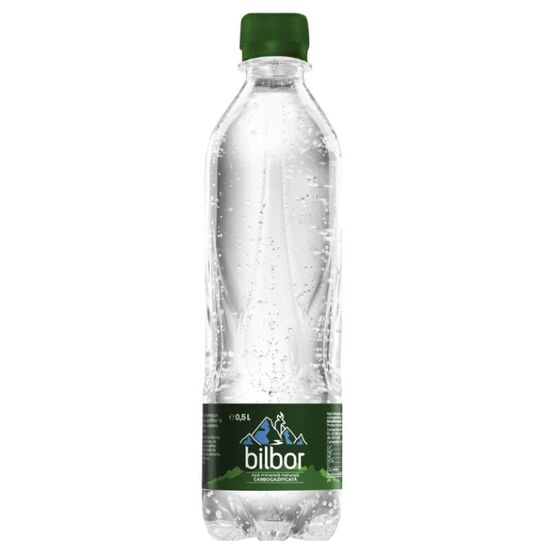Apa minerala BILBOR naturala, carbogazificata, 0.5 L