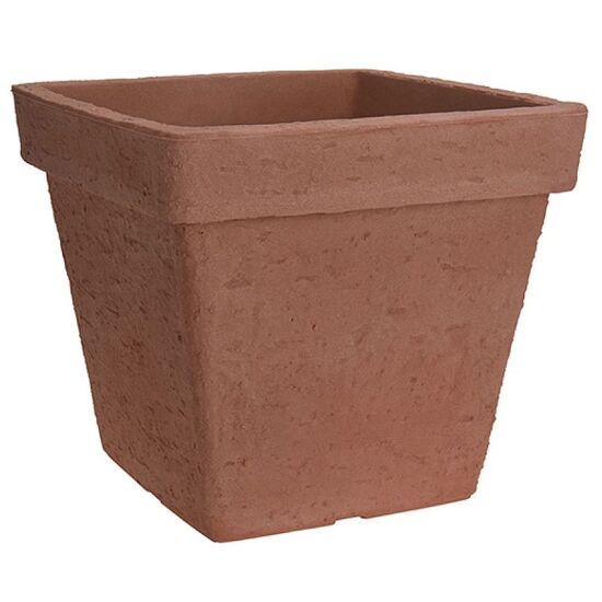 Ghiveci pentru flori Teracota, 40X40 cm, H35 cm, din plastic
