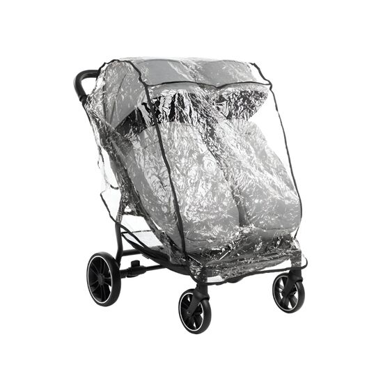 Коляска для двойни Kikkaboo Happy 2, Light Grey 2023, изображение 2