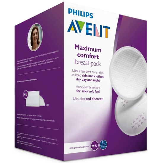 Прокладки для груди, одноразовые Caretero Avent N100 SCF254/13