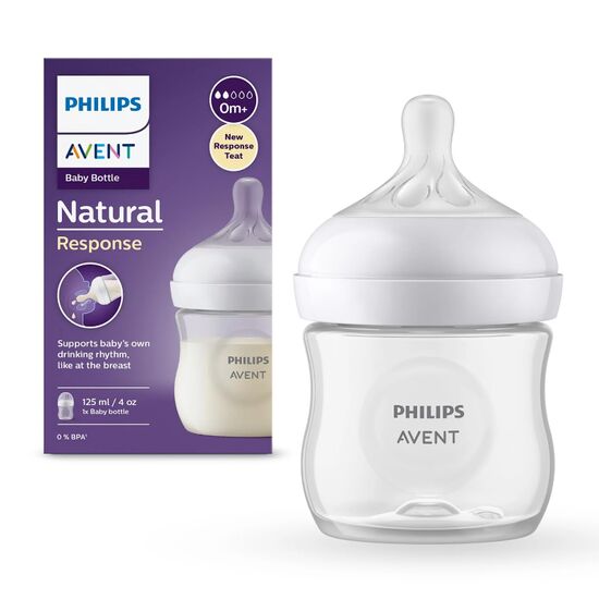 Biberon Philips Avent Natural 125 ml + suzeta (SCY900/01+SCF075/07), 2 image