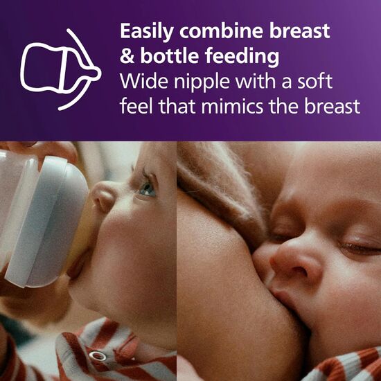 Set 2 biberoane Philips Avent Natural, 125 ml, 6 image