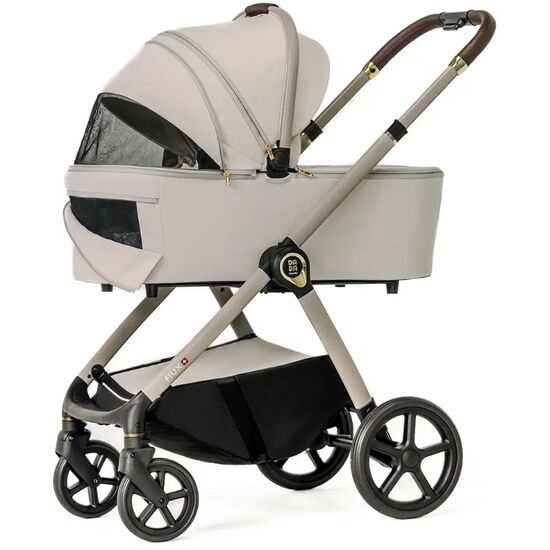 Carucior 2in1 DadaPrams Flux Almond, + Adaptoare, 3 image