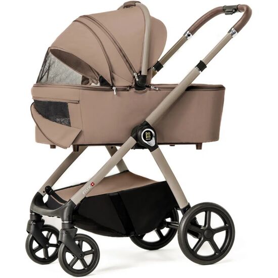 Carucior 2in1 DadaPrams Flux, + Adaptoare, Beige, 3 image