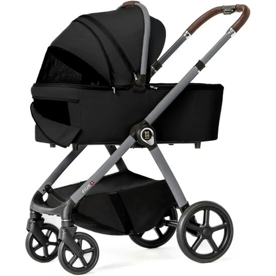Carucior 2in1 DadaPrams Flux, + Adaptoare, Black, 4 image