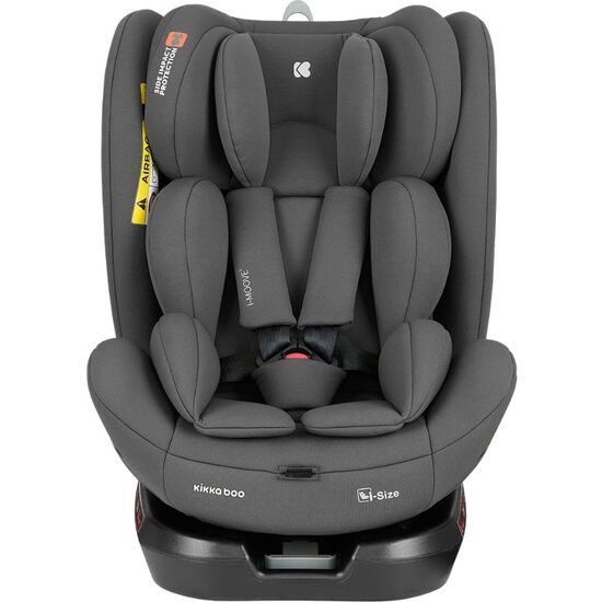 Scaun auto KIKKABOO, 0-36 kg, (i-Size 40-150 cm), isofix, i-Moove 2, Dark Grey, 2 image