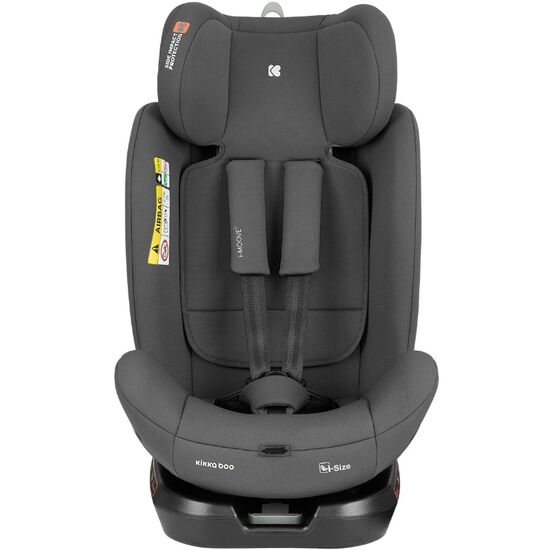 Scaun auto KIKKABOO, 0-36 kg, (i-Size 40-150 cm), isofix, i-Moove 2, Dark Grey, 3 image