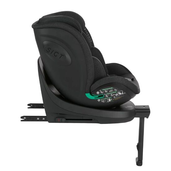 Scaun auto KIKKABOO, 0-36 kg, i-Twist i-Size, Black, 6 image