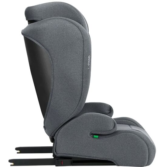Scaun auto KIKKABOO, 15-36 kg, (i-Size 100-150 cm), Isofix i-Stand, Dark Grey, 3 image