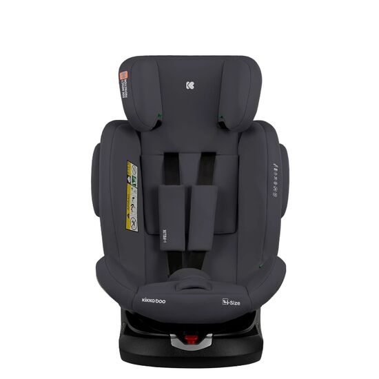 Scaun auto KIKKABOO 0-36 kg, (40-150 cm), isofix i-Felix, Dark Grey, 3 image