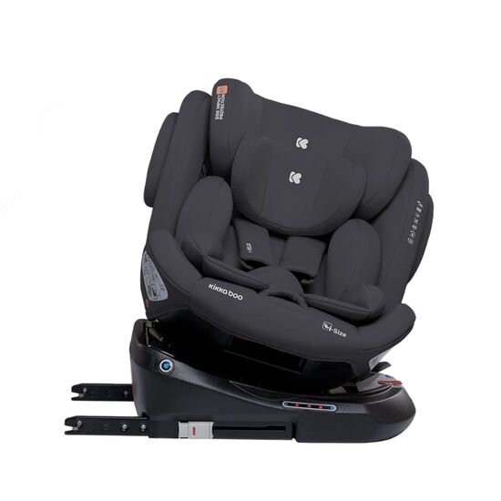 Scaun auto KIKKABOO 0-36 kg, (40-150 cm), isofix i-Felix, Dark Grey, 7 image