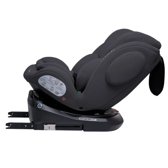 Scaun auto KIKKABOO 0-36 kg, (40-150 cm), isofix i-Felix, Dark Grey, 9 image
