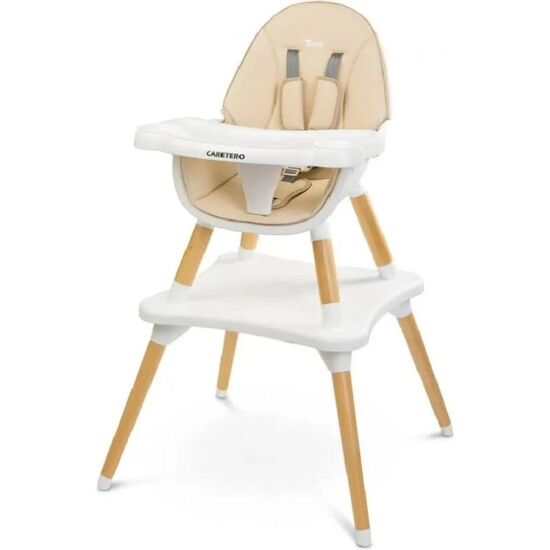 Scaun de masa CARETERO Tuva, 3 in 1, Bej, 2 image