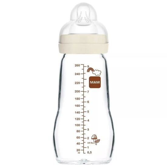 Biberon din sticla MAM Feel Good Forest Unisex, 260 ml, 3 image