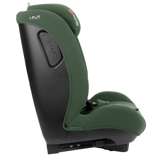 Scaun auto KIKKABOO, 9-36 kg, (i-SIZE 76-150 cm), isofix i-Flit, Army Green, 7 image