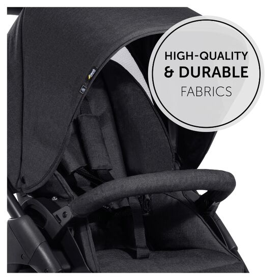 Carucior 2in1 Hauck Saturn R Melage, Black, 9 image