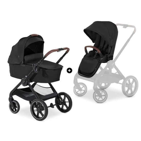 Carucior 2in1 Hauck Walk N Care Air Set, Black, 2 image