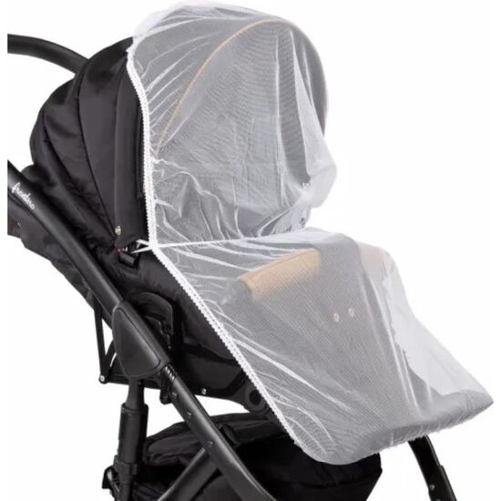 Plasa antiinsecte pentru carucior sport CARETERO, Alba