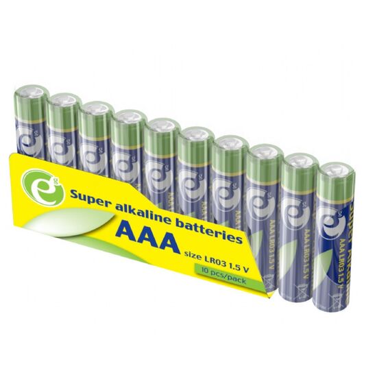 Супер щелочные батарейки ААА Gembird EG-BA-AAASA-01,10-pack, изображение 4