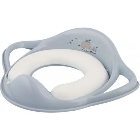 Scaun de toaleta moale MALTEX Satin Blue
