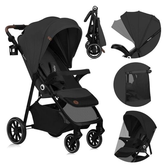 Коляска LIONELO Emma One Grey Stone, изображение 5