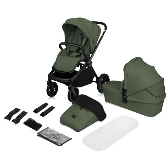 Carucior LIONELO 2in1 Mika Plus Grey Olive, 8 image