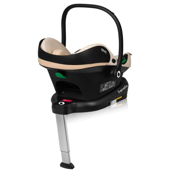 Набор LIONELO Astrid Beige Sand автолюлька 0-13 кг + база Isofix, изображение 6
