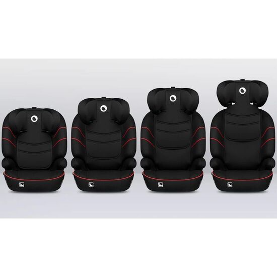 Scaun auto LIONELO Lars Sporty Black I-Size, 15-36 kg, 7 image