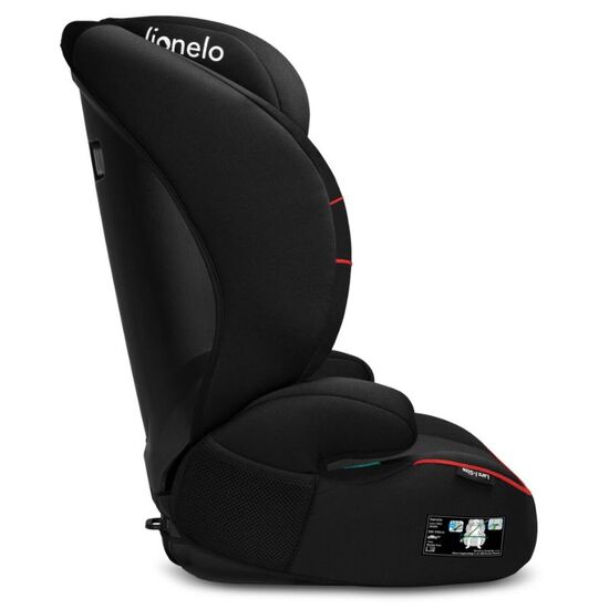 Scaun auto LIONELO Lars Sporty Black I-Size, 15-36 kg, 6 image