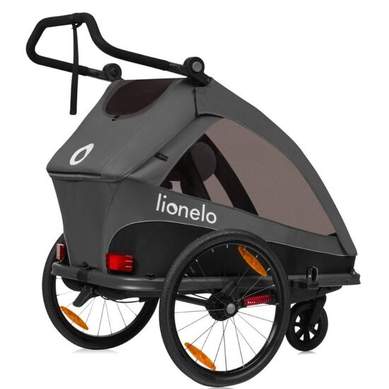 Прогулочная коляска для двойни LIONELO Cama Grey Graphite, изображение 2