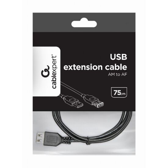 Cablu Cablexpert CC-USB2-AMAF-75CM/300-BK, 4 image