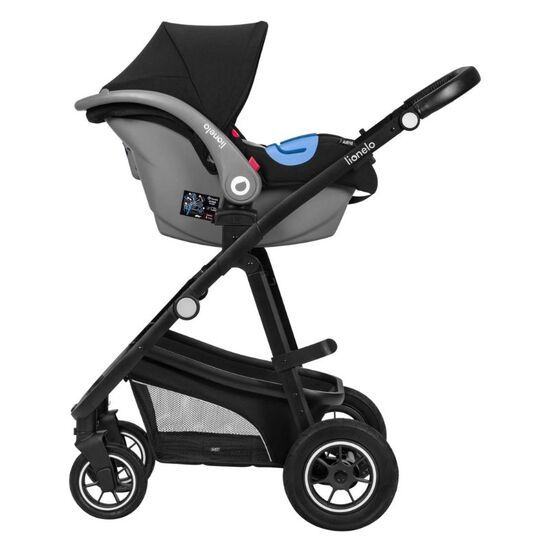 Коляска LIONELO 3-в-1 Bianka Black Onyx, изображение 7