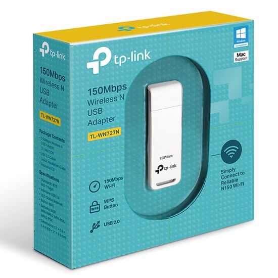 TP-LINK TL-WN727N N150 Wireless USB Adapter, Ralink chipset, 1T1, 3 image