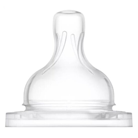 Tetina AVENT Natural Response de la 3 luni, din silicon, 2 buc, 2 image