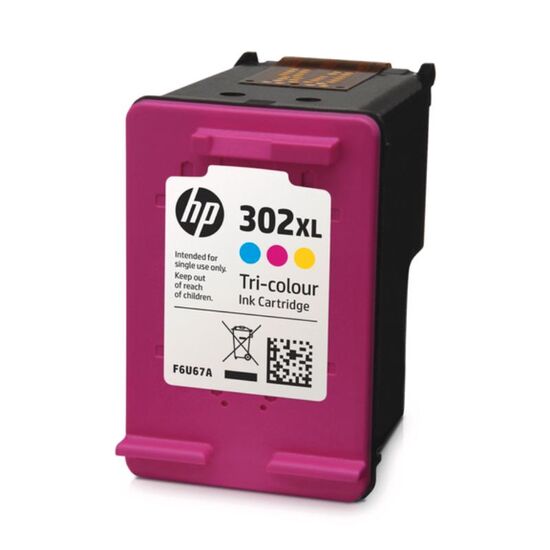 Cartus HP 302XL (F6U67AE), Tricolor, 2 image